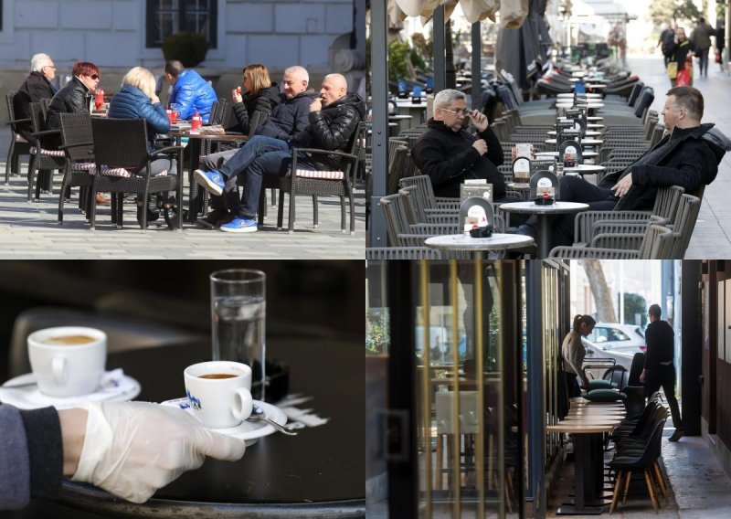 Kafići i restorani u jeku epidemije nisu baš toliko prazni koliko se priča, pogledajte fotke iz najvećih hrvatskih gradova