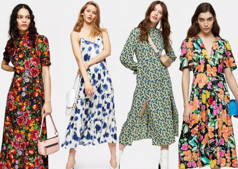 Možda ih trenutno ne možete nositi, ali ih zato možete gledati: Ovo su najljepše cvjetne haljine koje su upravo stigle u trgovine
