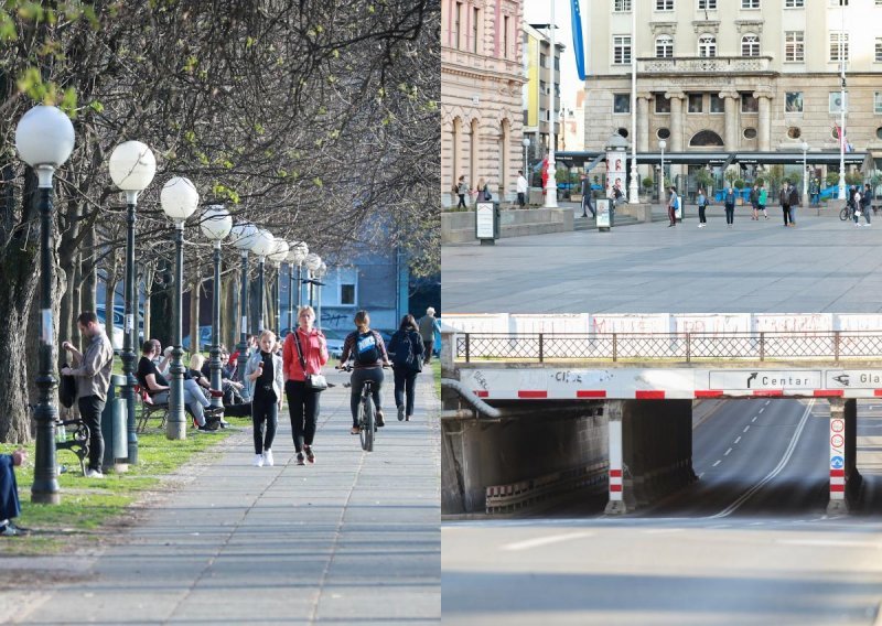 Prometnice neobično puste, parkovi vrve ljudima, a najveća gužva je u trgovini na glavnom trgu