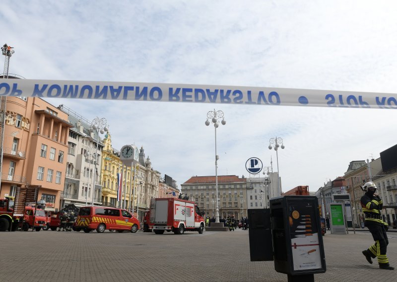 Poslovnice banaka u središtu Zagreba zatvorene, velike štete od potresa