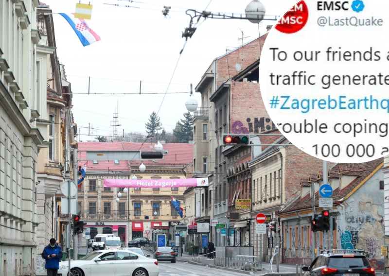 Zagrepčani izvještavaju o novim potresima, 'srušili' EMSC