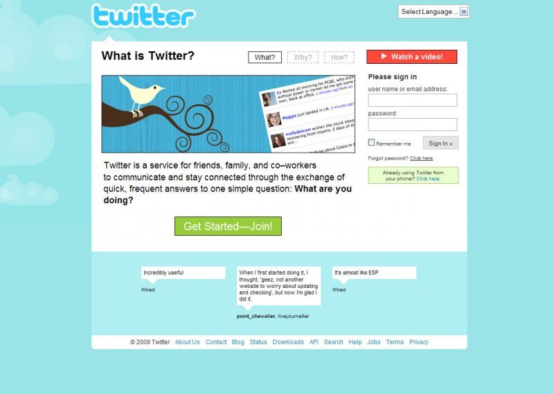 Korisnici napuštaju Twitter ubrzo nakon registracije