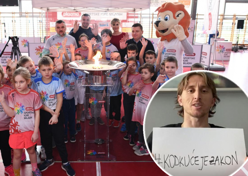 Ambasador Sportskih igara mladih Luka Modrić poslao poruku o važnosti ostanka u domovima