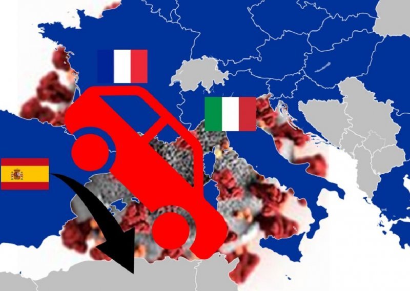 Prvi rezultati krize: Potop prodaje automobila u Italiji, Francuskoj i Španjolskoj u ožujku!