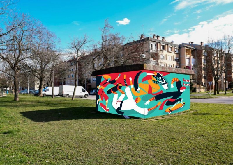 Tijekom svibnja i lipnja izvest će se murali na zagrebačkim trafostanicama