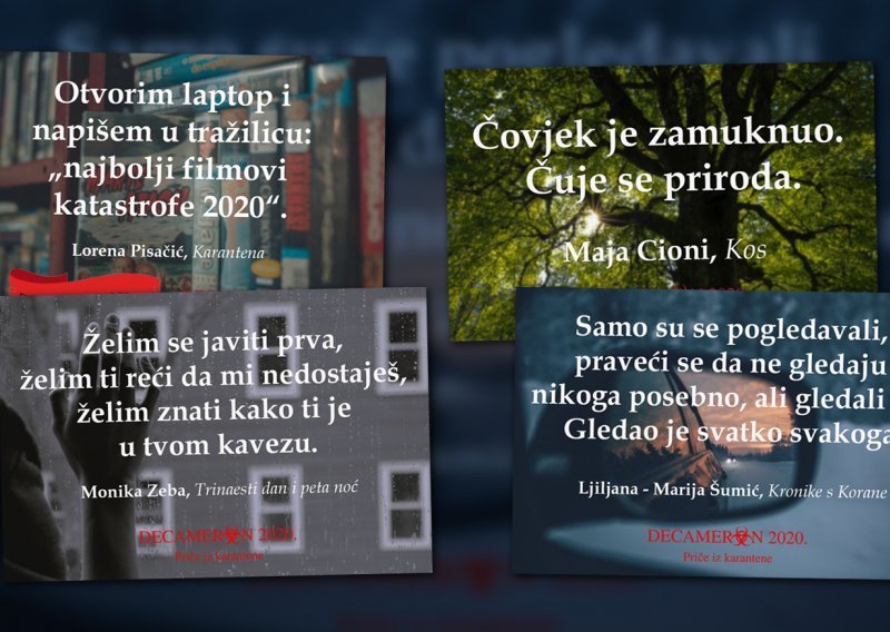 Stotinu priča iz karantene: Pišu ih autori od 15 do 87 godina iz cijele Hrvatske, javljaju se i iz dijaspore