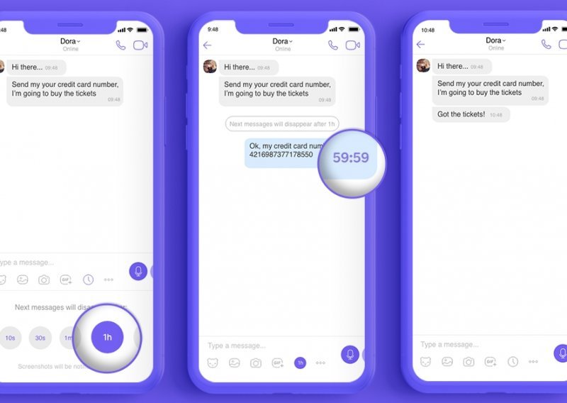 Viber uvodi novu značajku: Stižu poruke s ograničenim rokom trajanja