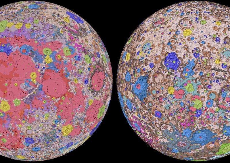 Najdetaljnije do sad: Imamo prvu geološku mapu Mjeseca