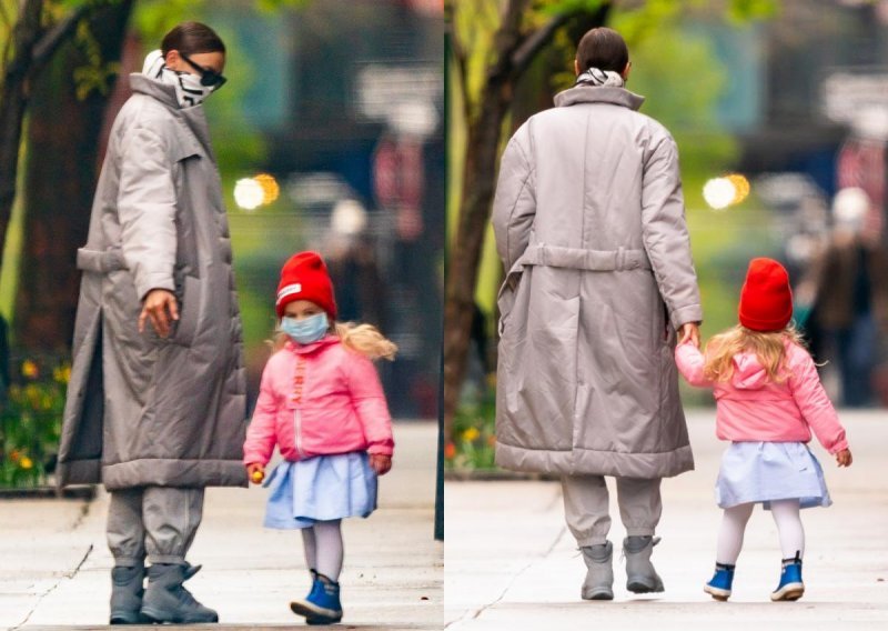 Irina Shayk sve je raznježila u šetnji s preslatkom kćerkicom Leom