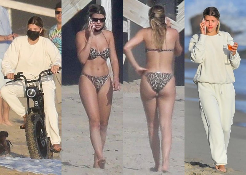 Zgodna Sofia Richie na pješčanoj plaži Malibua pokazala svoju divlju stranu