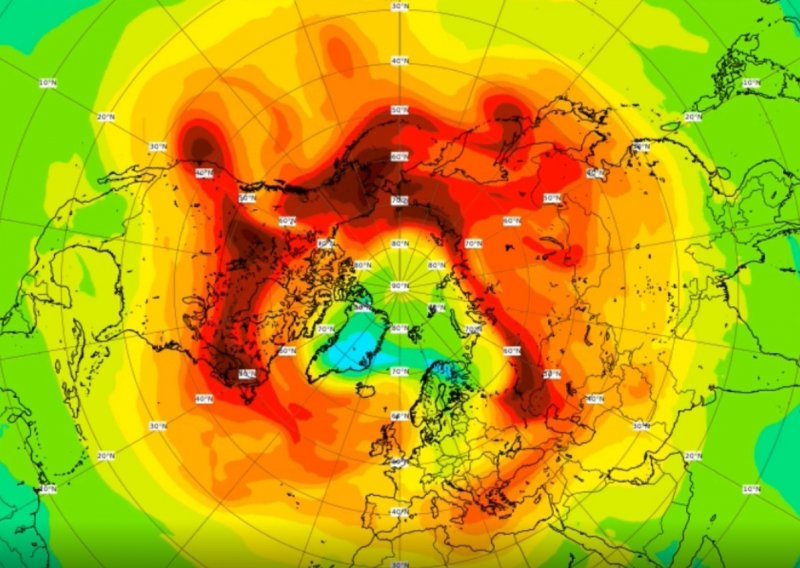 Ogromna ozonska rupa, otvorena prije mjesec dana iznad Sjevernog pola, napokon se smanjuje i zatvara