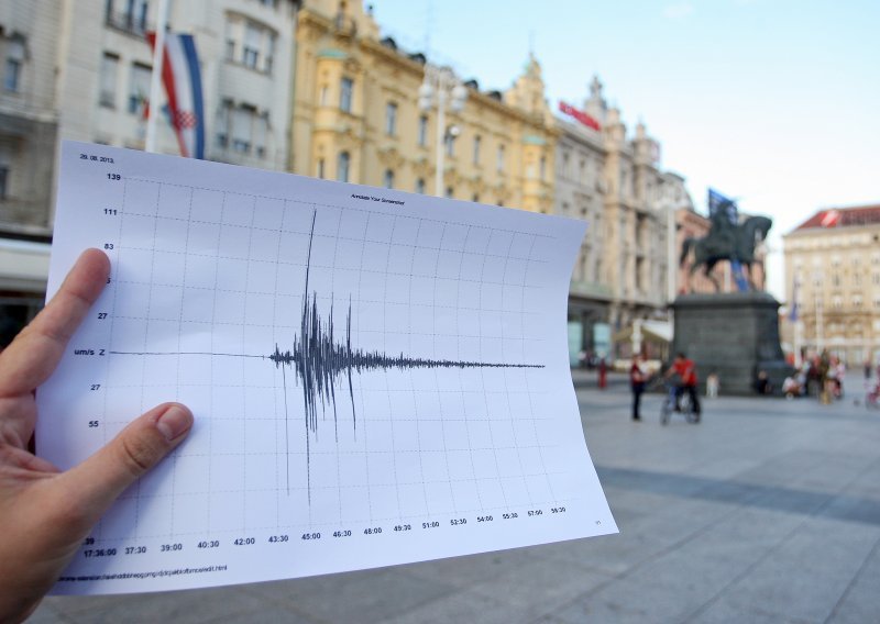 U Zagrebu slab potres jačine 2.0 po Richteru