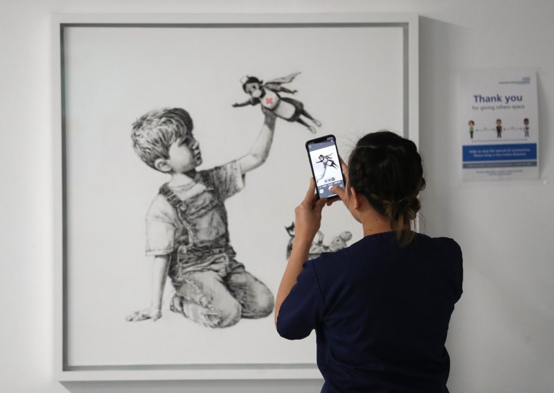 Banksy svojim novim radom odaje priznanje zdravstvenim radnicima