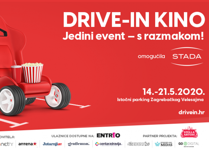 Drive-In Kino, humanitarno kulturna inicijativa – s razmakom