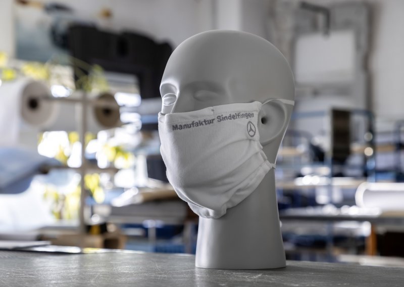 Fleksibilnost u vremenima COVID-a 19: Mercedes-Benz proizvodi dizajnerske zaštitne maske za zaposlenike
