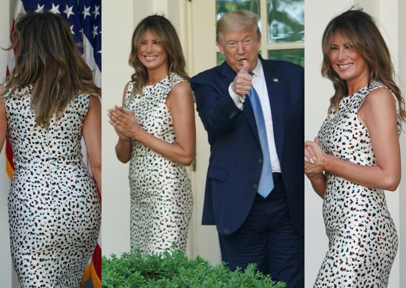 Melania Trump ukrala svu pozornost u pripijenoj haljini na svečanoj ceremoniji