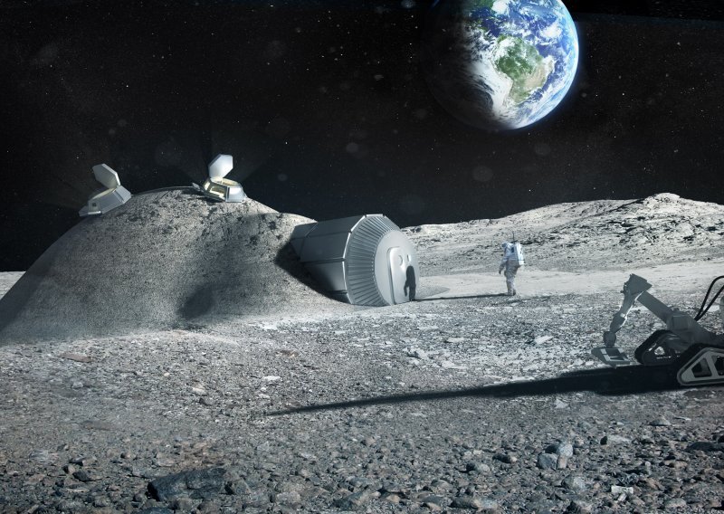 'Mjesečev beton': Nastambe kolonizatora gradit će od rigolita ojačanog mokraćom astronauta