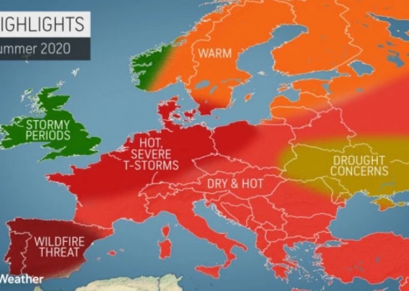 Kakvo ljeto nas čeka? AccuWeather objavio prognozu koja će razveseliti ljubitelje vrućina