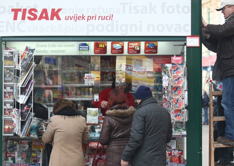 AZTN: Prodaja dnevnih i tjednih novina nastavlja padati