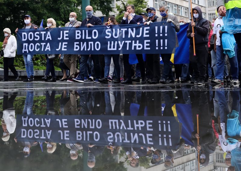 BiH: Prosvjednici u Sarajevu iskazali nezadovoljstvo stanjem u zemlji