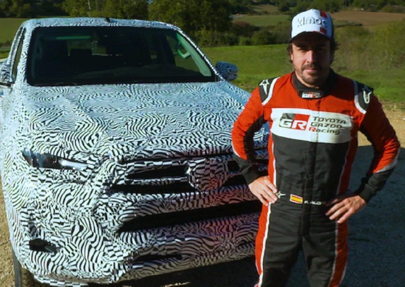 [VIDEO] Alonso testira novu Toyotu Hilux; ovako izgleda nova generacija legendarnog pickupa