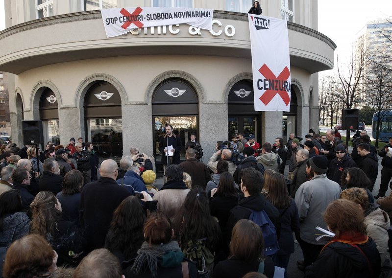 Reporters hold protest rally on World Press Freedom Day