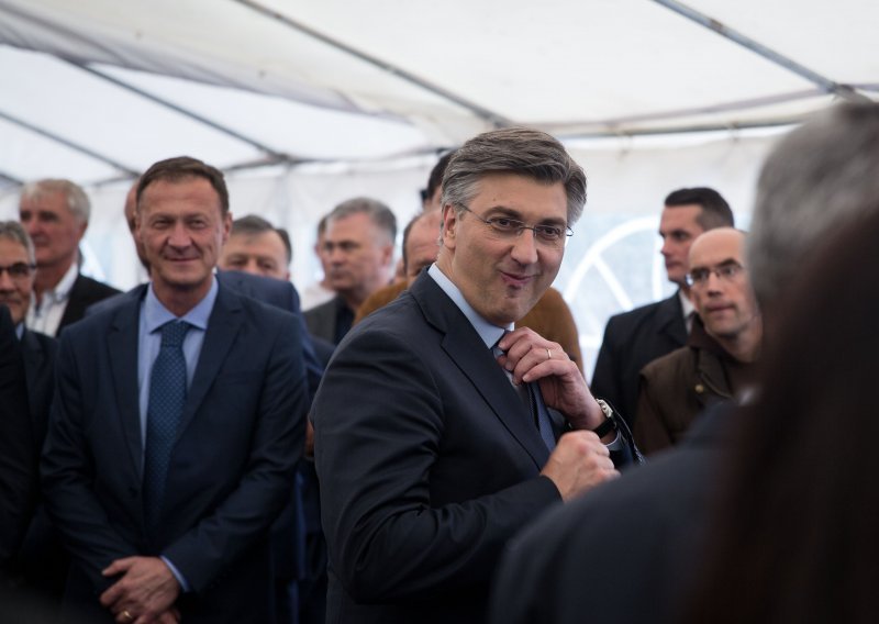 Plenković položio temeljni kamen za tvornicu Podravke u Hercegovini