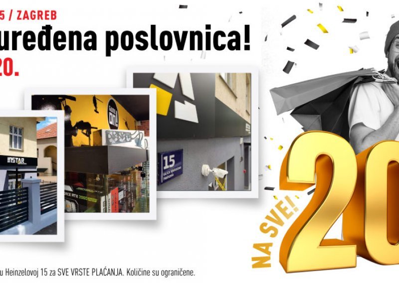 20% popusta na sve u Instaru