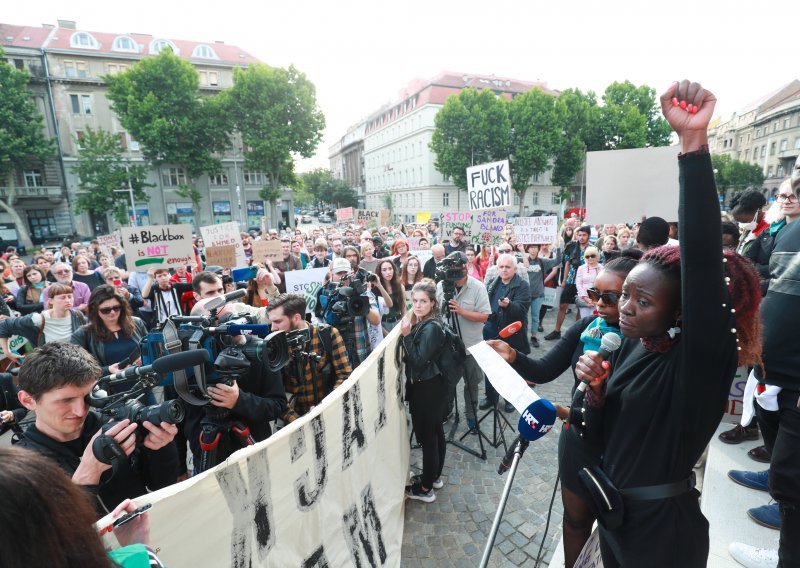 [FOTO] Prosvjed protiv rasizma u Zagrebu: 'Ne mogu nas sve pobiti!'