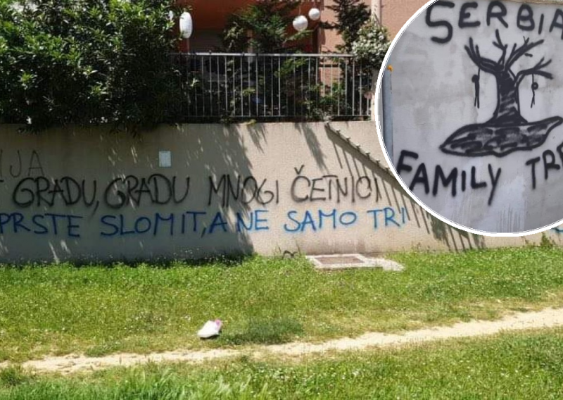 Nove poruke mržnje i nasilja prema Srbima u Zagrebu