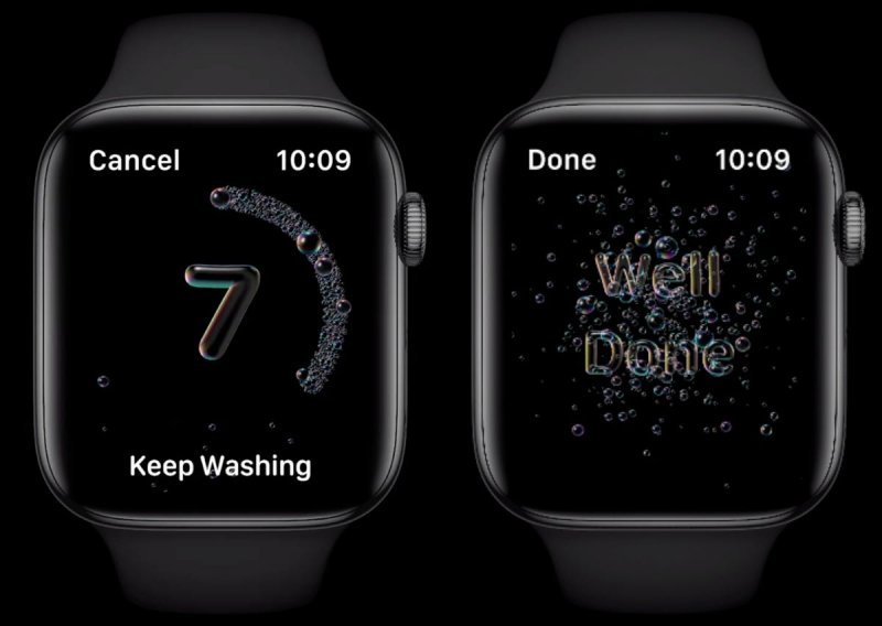 Još jedna novost: Apple Watch će paziti jeste li temeljito oprali ruke