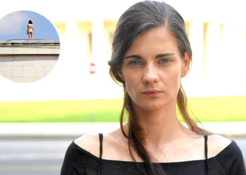 Tko je mlada umjetnica koja je stajala gola na krovu zagrebačke 'džamije'