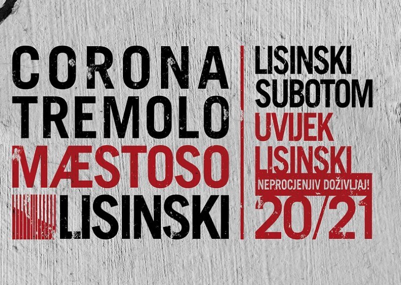 Lisinski subotom 20/21: Corona. Tremolo. Maestoso