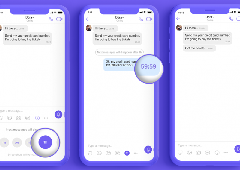 Viberove 'samouništavajuće poruke' za sve chatove dostupne i u Hrvatskoj