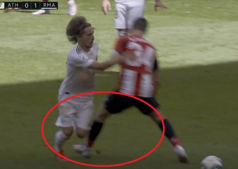 Luka Modrić je jednim potezom naljutio cijelu Baskiju i igrače Athletica te zamalo izazvao opću tučnjavu na terenu