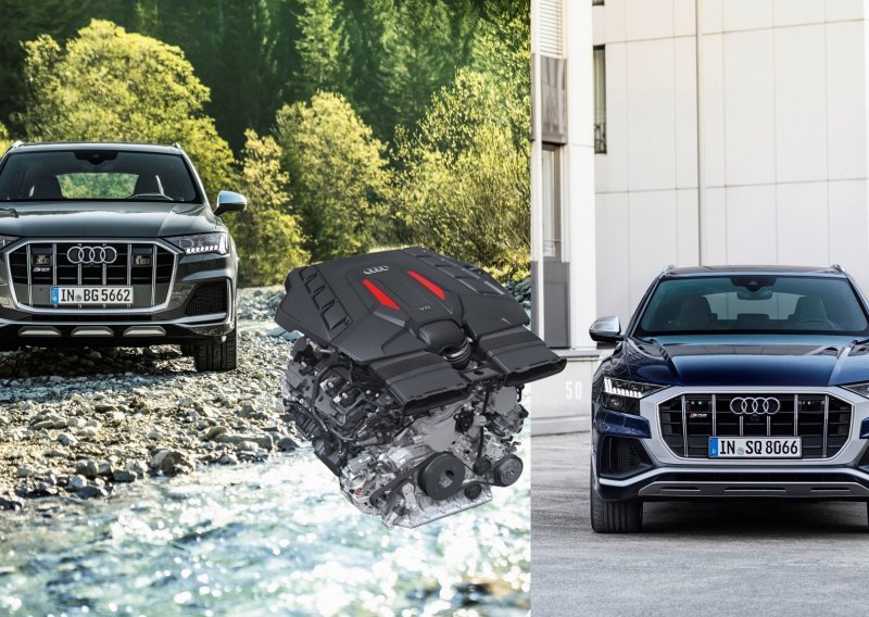 Audi SQ7 i Audi SQ8 s motorom V8 TFSI; snažni sportski Otto motori sada su u trendu