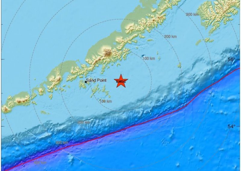 Aljasku uzdrmao potres od čak 7,4 stupnja