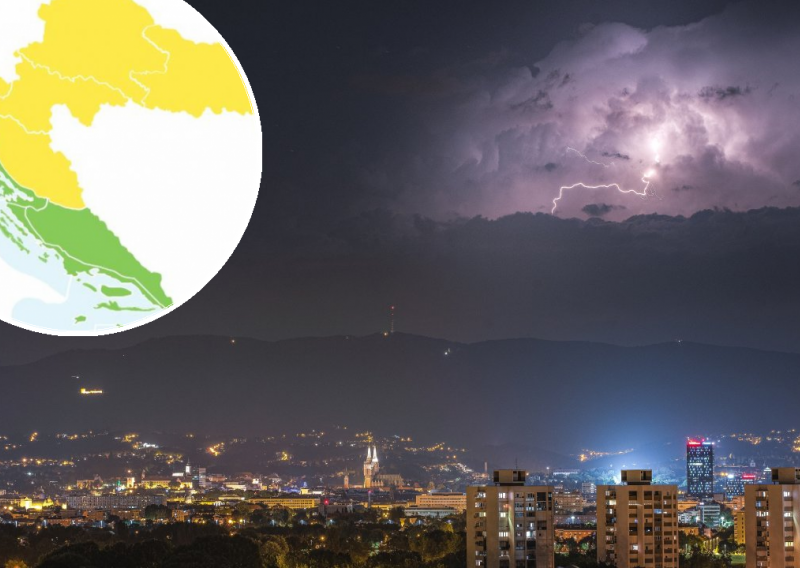 Stigla najintenzivnija promjena vremena ovog ljeta, DHMZ upalio meteoalarm; prognoze za početak kolovoza nose novi ekstrem