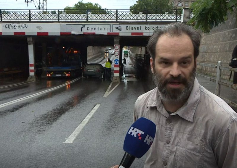 [FOTO/VIDEO]Muškarac koji je zaglavio u poplavi u podvožnjaku u Zagrebu zahvalio djevojci koja ga je spasila