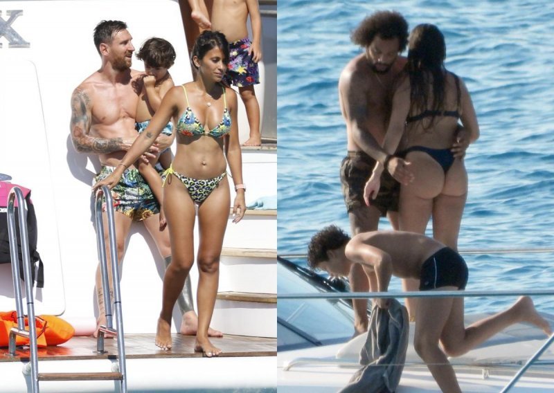 Messi, Suarez i Marcelo na istoj su lokaciji, no paparazzi nisu snimali slavne nogometaše, već njihove atraktivne supruge