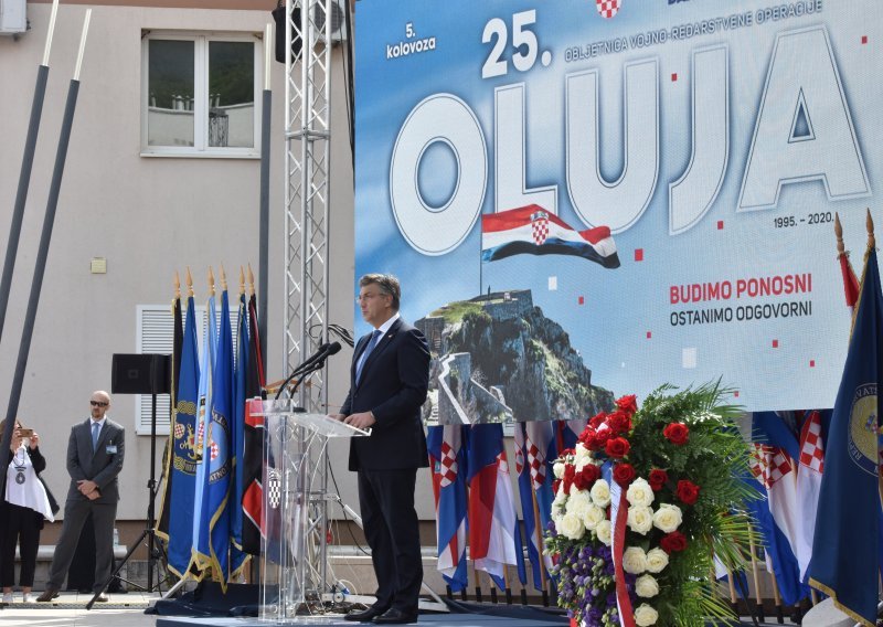 Pročitajte cijeli govor premijera Plenkovića u Kninu: Za mnoge Srbe Oluja je dan-danas zbjeg pred hrvatskim snagama