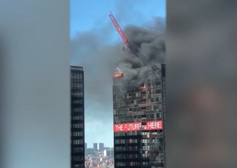 Vatra u neboderu WTC-a: Vatrogasci gase požar na 27. katu poslovnog centra u Bruxellesu