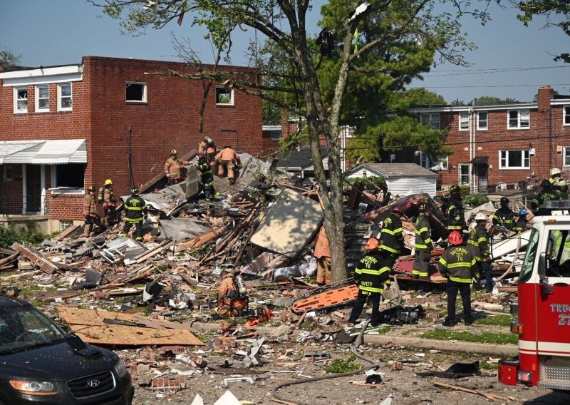 U eksploziji plina u Baltimoreu jedna osoba poginula, tri kritično