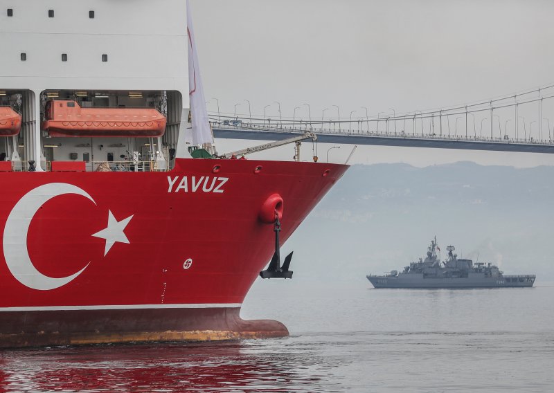 Manji sudar grčkog i turskog ratnog broda u istočnom Mediteranu