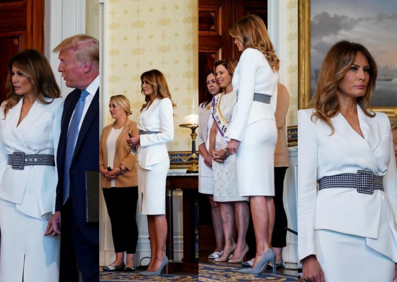 Melania Trump odjenula komplet star dvije godine i naglasila ga hit uzorkom ljeta