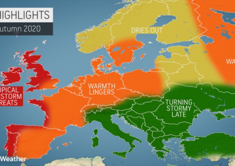 AccuWeather izbacio dugoročnu prognozu: Kakva nas jesen čeka i hoće li biti snijega?