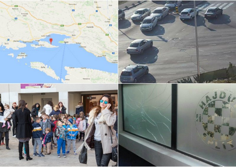 Jak potres zadrmao Split, bez veće štete na imovini, škole i ustanove ne rade