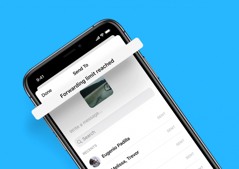 Messenger ograničio maksimalni broj prosljeđenih poruka
