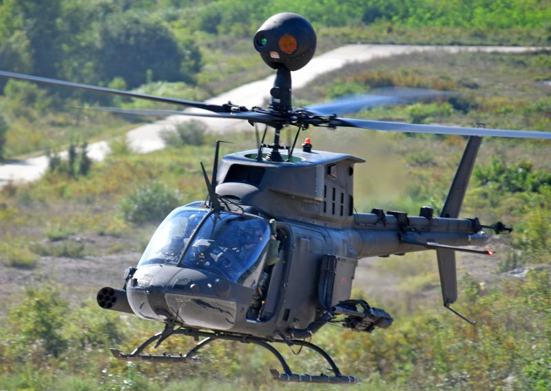 [FOTO/VIDEO] Pogledajte kako izgleda bojevo gađanje i raketiranje helikopotera Kiowa Warrior, a Hrvatska vojska ima još jedno iznenađenje