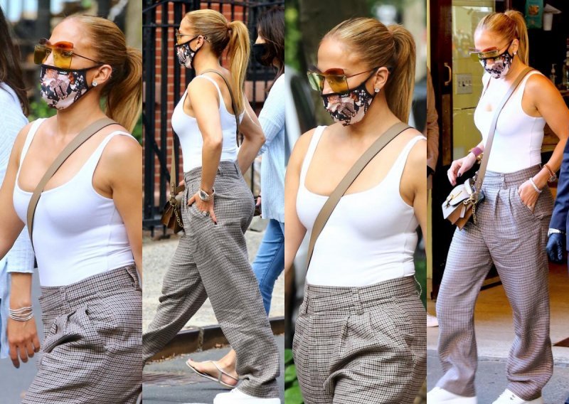 Jennifer Lopez pala na torbicu s hit detaljem i novi model tenisica Alexandera McQueena